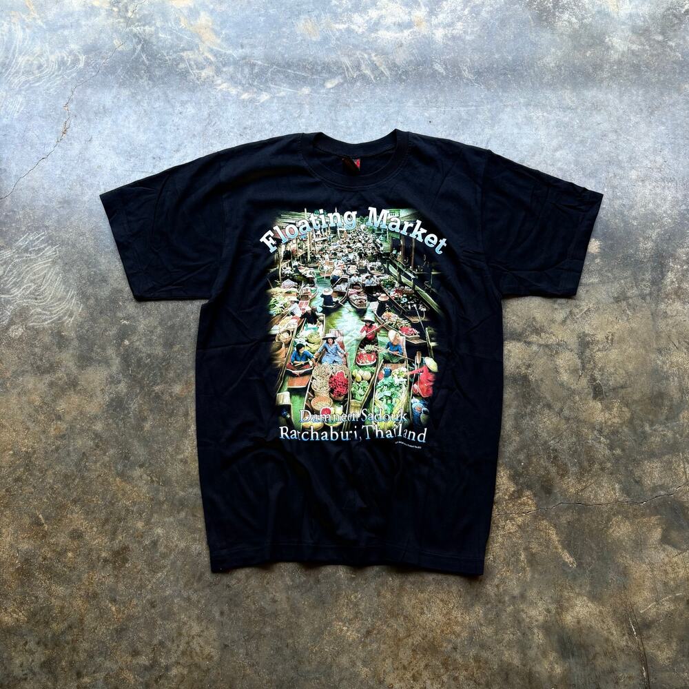 Vintage JoliGolf‎ Floating Market Ratchaburi Thailand Rap T Shirt Size L